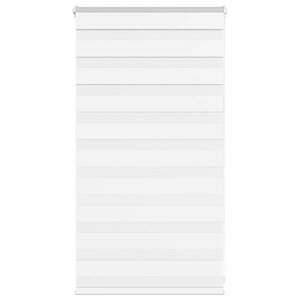 vidaXL Store zèbre blanc 70x100 cm largeur du tissu 65 9 cm polyester