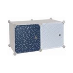 Rangement enfant 2 cubes mobulables 30x30 cm