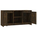 vidaXL Meuble TV Chêne fumé 102x37 5x52 5 cm Bois d'ingénierie
