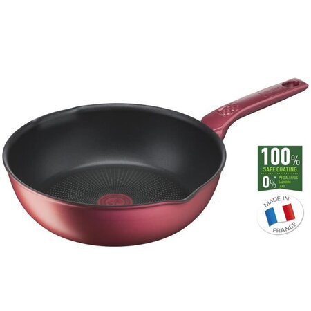 TEFAL G2737702 DAILY CHEF Poele 26cm, Induction, Résistante, Antiadhésive, Facile a nettoyer, Saine, Fabriquée en France