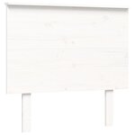 vidaXL Cadre de lit sans matelas blanc bois de pin massif