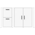 vidaXL Buffet Blanc 100x33x59 5 cm Bois d'ingénierie