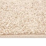 vidaXL Tapis Crème 160 x 160 cm Polypropylène