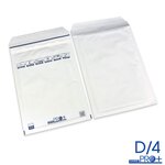 Lot de 10 enveloppes à bulles pro+ blanches d/4 format 170x265 mm