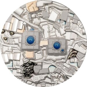 Pièce de monnaie en Argent 25 Dollars g 155.5 (5 oz) Millésime 2024 Bucket List SANTORINI