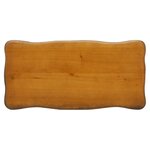 vidaXL Table d'appoint avec tiroirs 60x30x60 cm bois d'acajou massif