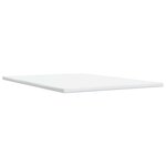vidaXL Sommier à lattes de lit avec matelas Gris 140x190 cm Similicuir