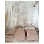 Jeu en mousse 5 éléments avec mini piscine à balles velours beige