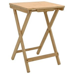 vidaXL Table de cuisine Naturel 40 x 30 x 53 5 cm Bambou