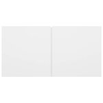 vidaXL Meubles TV suspendus 3 Pièces Blanc 60x30x30 cm