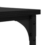 vidaXL Table d'appoint Chêne noir 40 x 30 x 75 cm Bois d'ingénierie