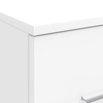 vidaXL Meuble de Salle de Bain In-between Blanc 30 x 35 x 50 cm