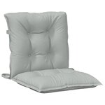 vidaXL Coussins de chaise à dossier bas lot de 6 gris clair mélangé