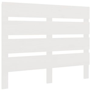 vidaXL Tête de lit Blanc 90x3x80 cm Bois massif de pin