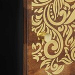 vidaXL Table basse Marron miel 80 x 50 x 40 cm Bois de mangue massif