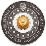 Pièce de monnaie en argent 1 dollar g 31.1 (1 oz) millésime 2023 rotating charm year of the rabbit
