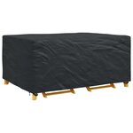 vidaXL Housse pour mobilier d'extérieur Noir 240 x 160 x 100 cm 420D