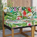 vidaXL Coussin de canapé d'extérieur 2 Pièces coloré Polyester