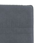 vidaXL Chaises à manger lot de 2 Gris foncé Velours