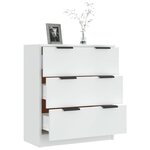 vidaXL Buffet Blanc 60x30x70 cm Bois d'ingénierie