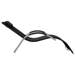vidaXL Chaises longues textilène lot de 2 noir et gris