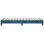 vidaXL Cadre de lit Bleu foncé 100x200 cm Velours