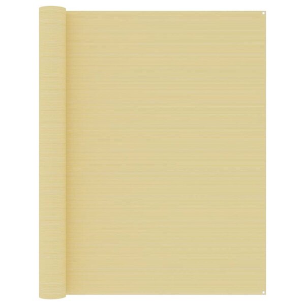 vidaXL Tapis de tente 250x350 cm Beige
