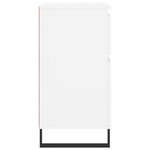 vidaXL Buffet Blanc 60x35x70 cm Bois d'ingénierie