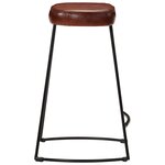 vidaXL Tabourets de bar lot de 2 marron foncé 41x29x62 cm