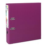 Classeur À Levier Prem'touch Intérieur Et Extérieur En Polypropylène - Dos 80mm - A4 Maxi - Fuchsia - X 10 - Exacompta