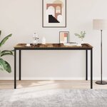 vidaXL Table de salle à manger / Table de repas Bois d'ingénierie