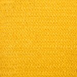 vidaXL Voile d'ombrage 160 g/m² carré jaune 7x7 m PEHD