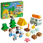 Lego 10946 duplo town aventures en camping-car en famille jouet enfant 2+ ans  set éducatif