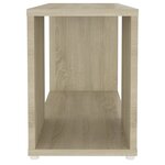 Vidaxl meuble tv chêne sonoma 60x24x32 cm aggloméré