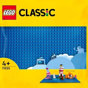 Lego 11025 classic la plaque de construction bleue 32x32  socle de base pour construction  assemblage et exposition