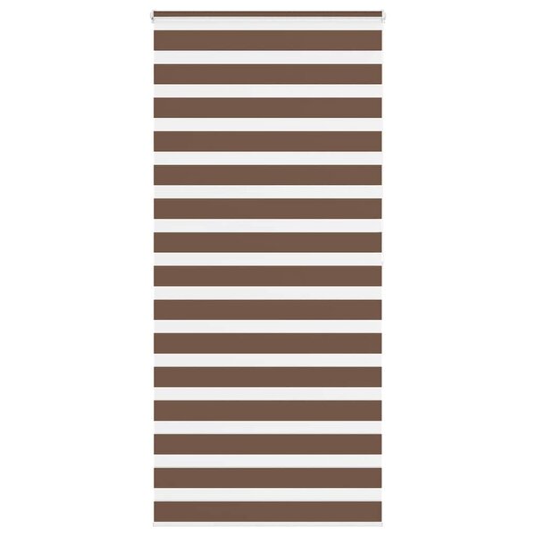 vidaXL Store zèbre marron 115x200cm largeur du tissu 110 9cm polyester