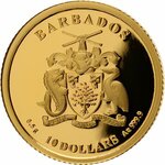 Pièce de monnaie en Or 10 Dollars g 0.5 Millésime 2025 Small Gold Coin HEART OF GOLD