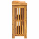 vidaXL Armoire de jardin Marron 93 x 41.5 x 98cm Bois d'Acacia Massif