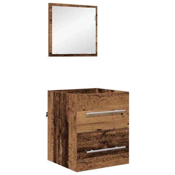 vidaXL Cabinet de salle de bain 41 x 38.5 x 48 cm Bois d'ingénierie