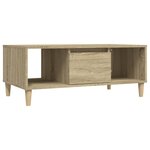 vidaXL Table basse Chêne sonoma 90x50x36 5 cm Bois d'ingénierie