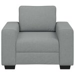 vidaXL Fauteuil gris clair 100x77x82 cm tissu
