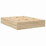 vidaXL Cadre de lit Chêne sonoma 200 x 150 x 31 5 cm Bois d'ingénierie