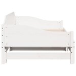 vidaXL Lit de jour et lit gigogne sans matelas 80x200 cm bois massif