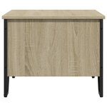 vidaXL Table basse chêne sonoma 100x51x40 cm bois d'ingénierie