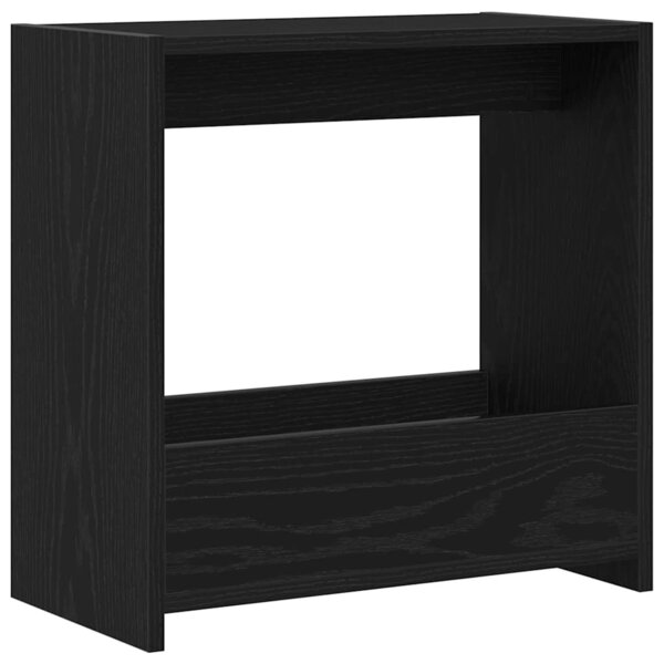 vidaXL Table d'appoint Chêne noir 50 x 26 x 50 cm Bois d'ingénierie