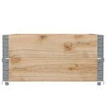 vidaXL Jardinière 120x80 cm bois massif de pin