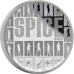 Monnaie SPICE GIRLS Legends Of Music 5 Oz Argent 10 Pounds United Kingdom 2026