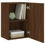 vidaXL Meuble TV mural chêne marron 40 5x30x60 cm bois d'ingénierie