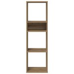 vidaXL Bibliothèque chêne artisanal 34x31x112 cm bois d'ingénierie