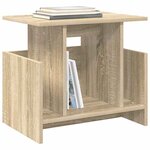 vidaXL Meuble TV Chêne Sonoma 50 x 35 x 45 cm Bois d'ingénierie